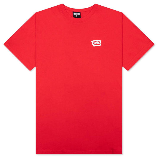 Feature x Icecream Rings Short Sleeve Tee - Tomato Red