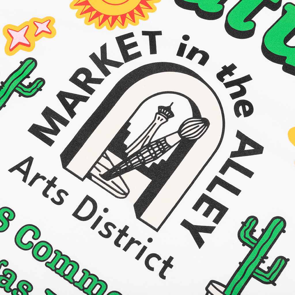 Feature x Market in the Alley Tee - White