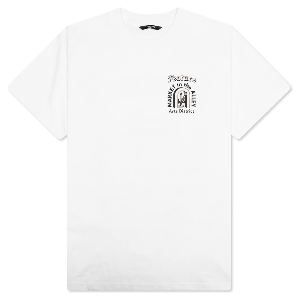 Feature x Market in the Alley Tee - White