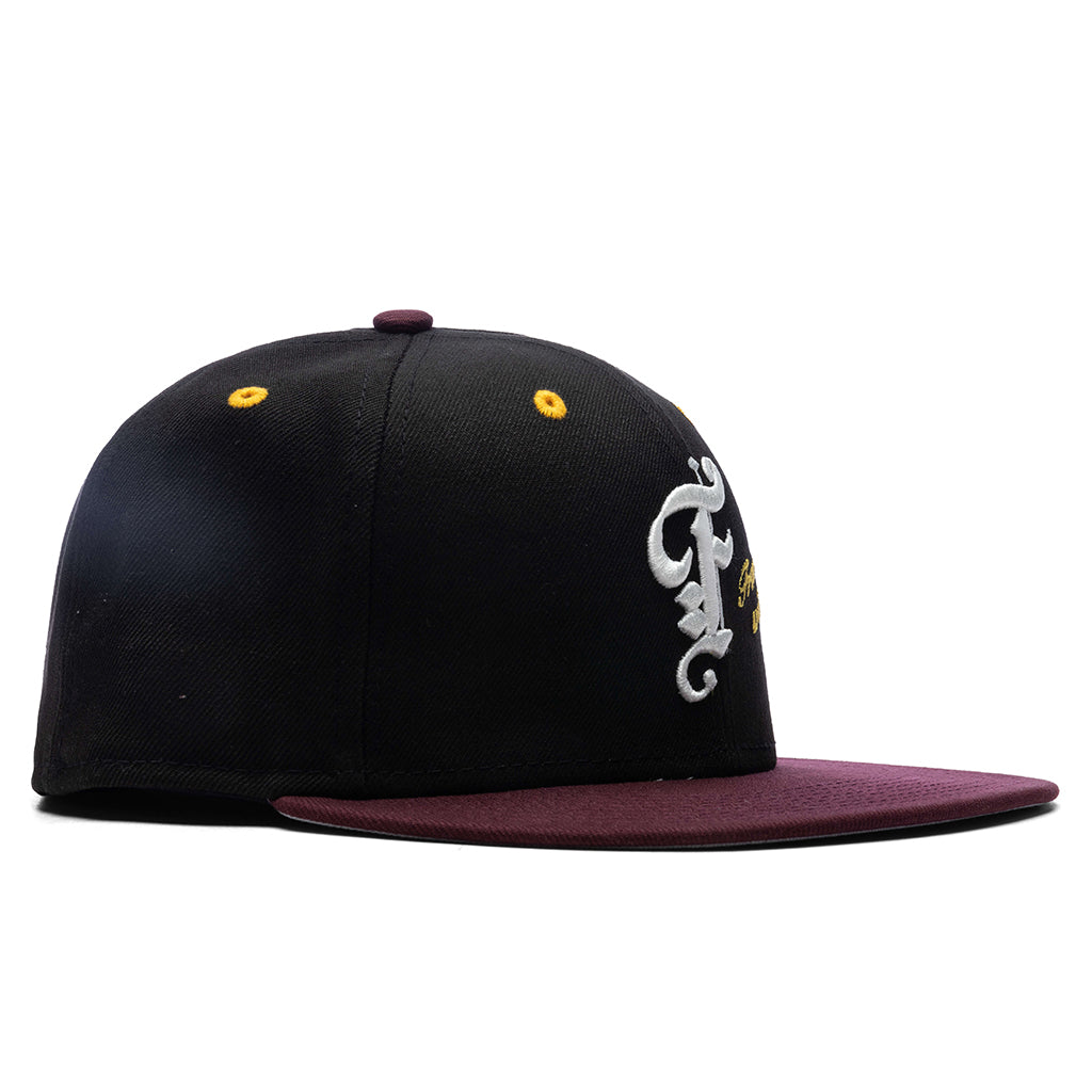 Feature x New Era AZ 5950 Fitted - Black/Maroon