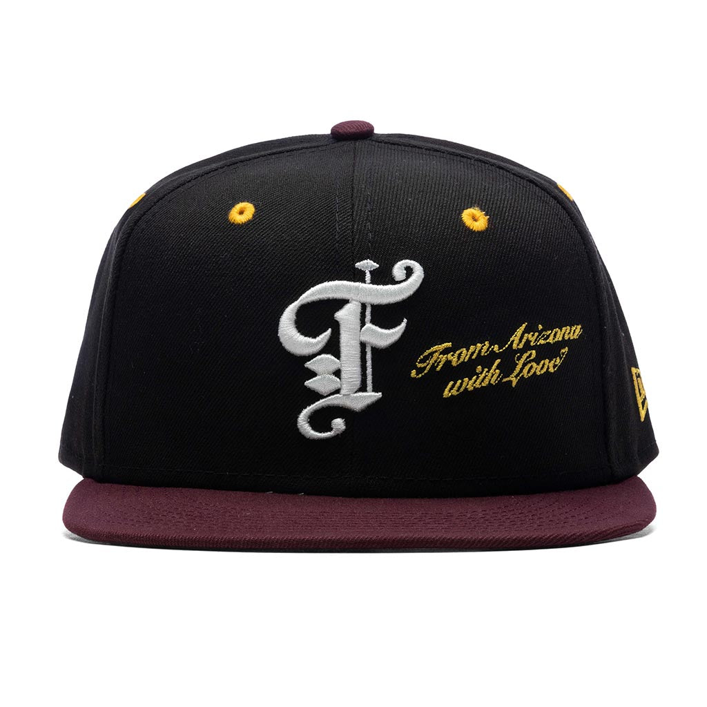 Feature x New Era AZ 5950 Fitted - Black/Maroon