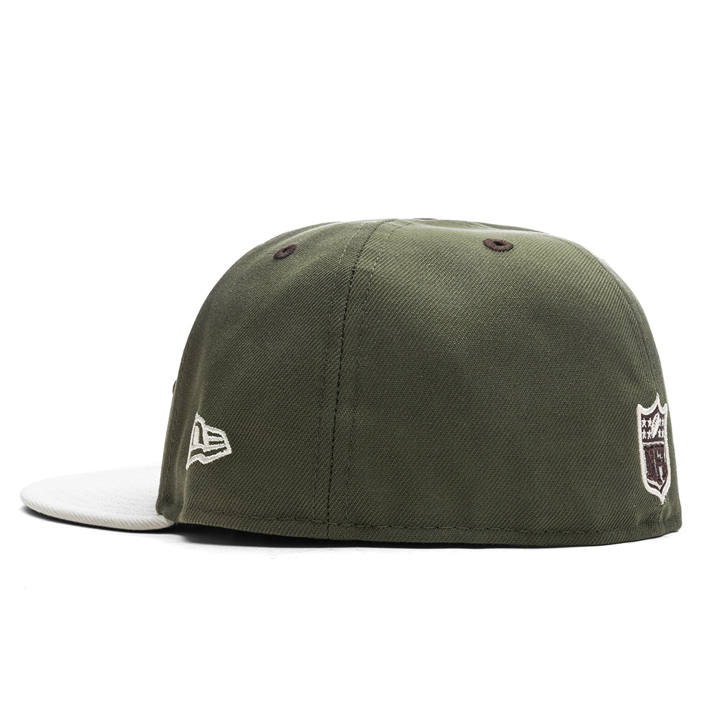 Feature x New Era 59FIFTY Fitted Las Vegas Raiders - New Olive/Stone