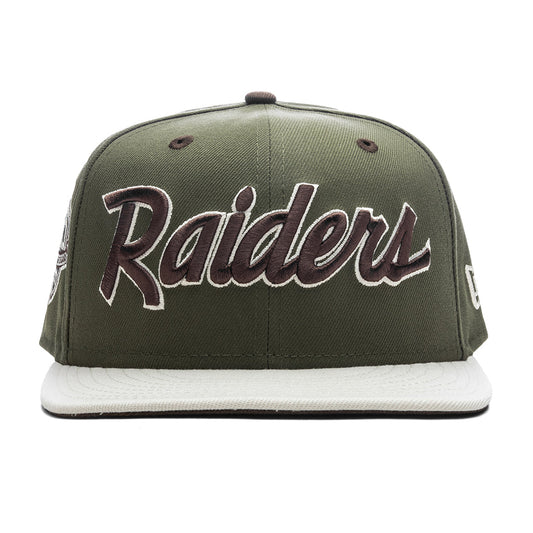 Feature x New Era 59FIFTY Fitted Las Vegas Raiders - New Olive/Stone