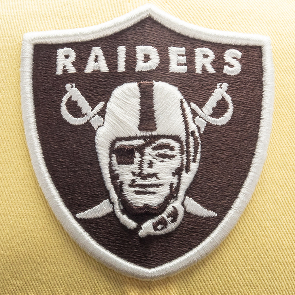Feature x New Era 59FIFTY Fitted Las Vegas Raiders - Soft Yellow/Walnut
