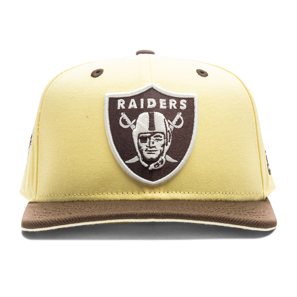 Feature x New Era 59FIFTY Fitted Las Vegas Raiders - Soft Yellow/Walnut