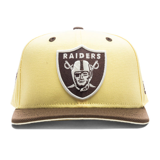 Feature x New Era 59FIFTY Fitted Las Vegas Raiders - Soft Yellow/Walnut