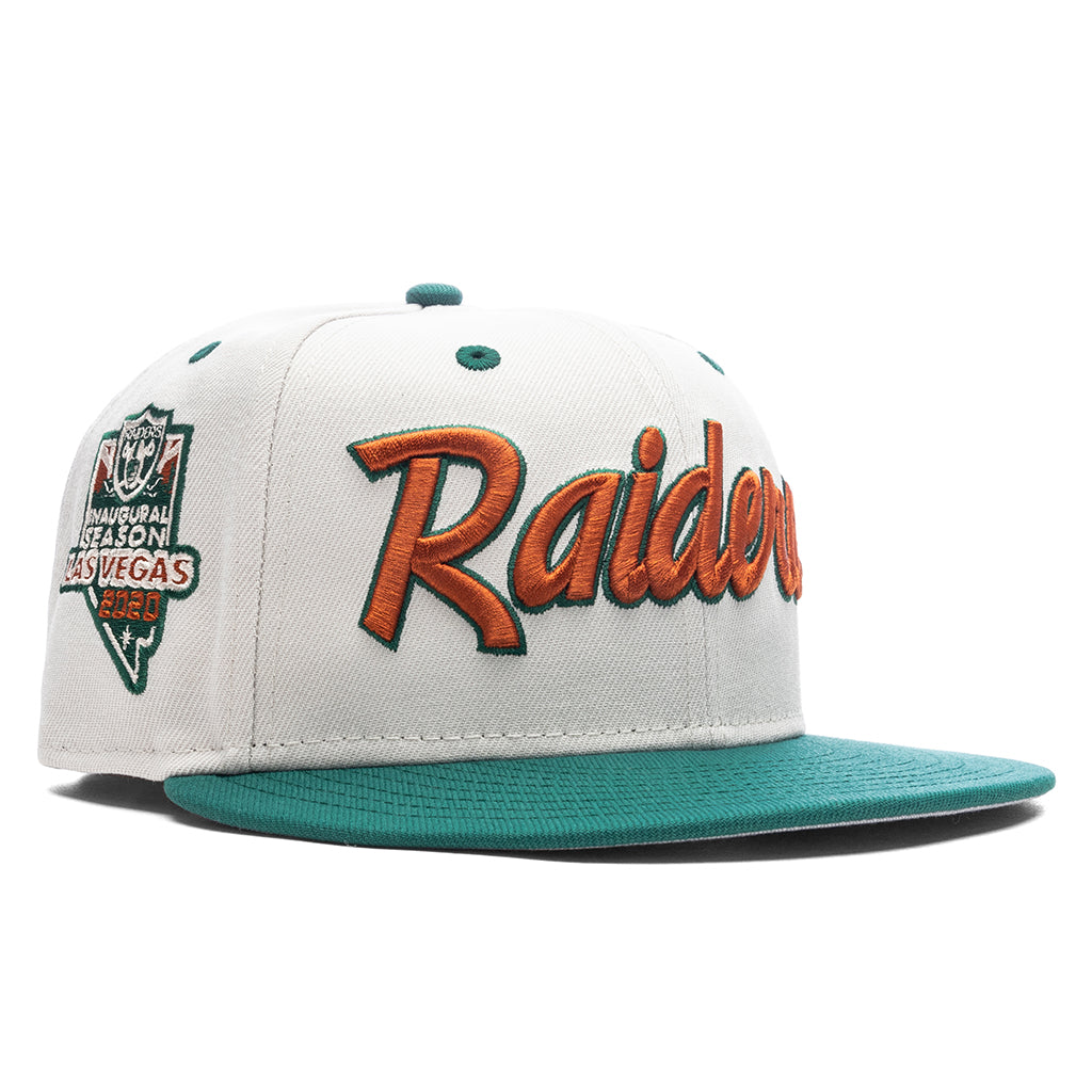 Feature x New Era 59FIFTY Fitted Las Vegas Raiders - Stone/Emerald Green