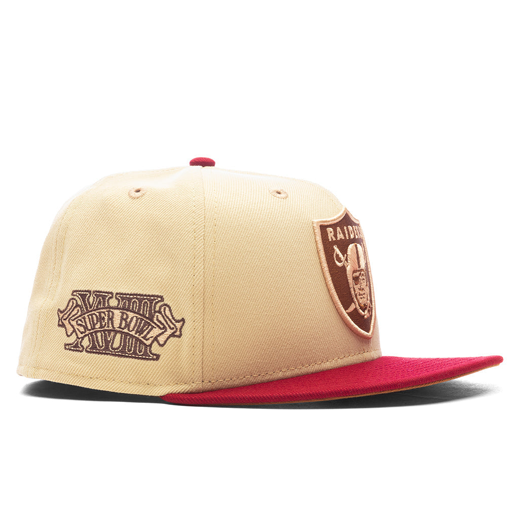 Feature x New Era 59FIFTY Fitted Las Vegas Raiders - Vegas Gold/Brick Red
