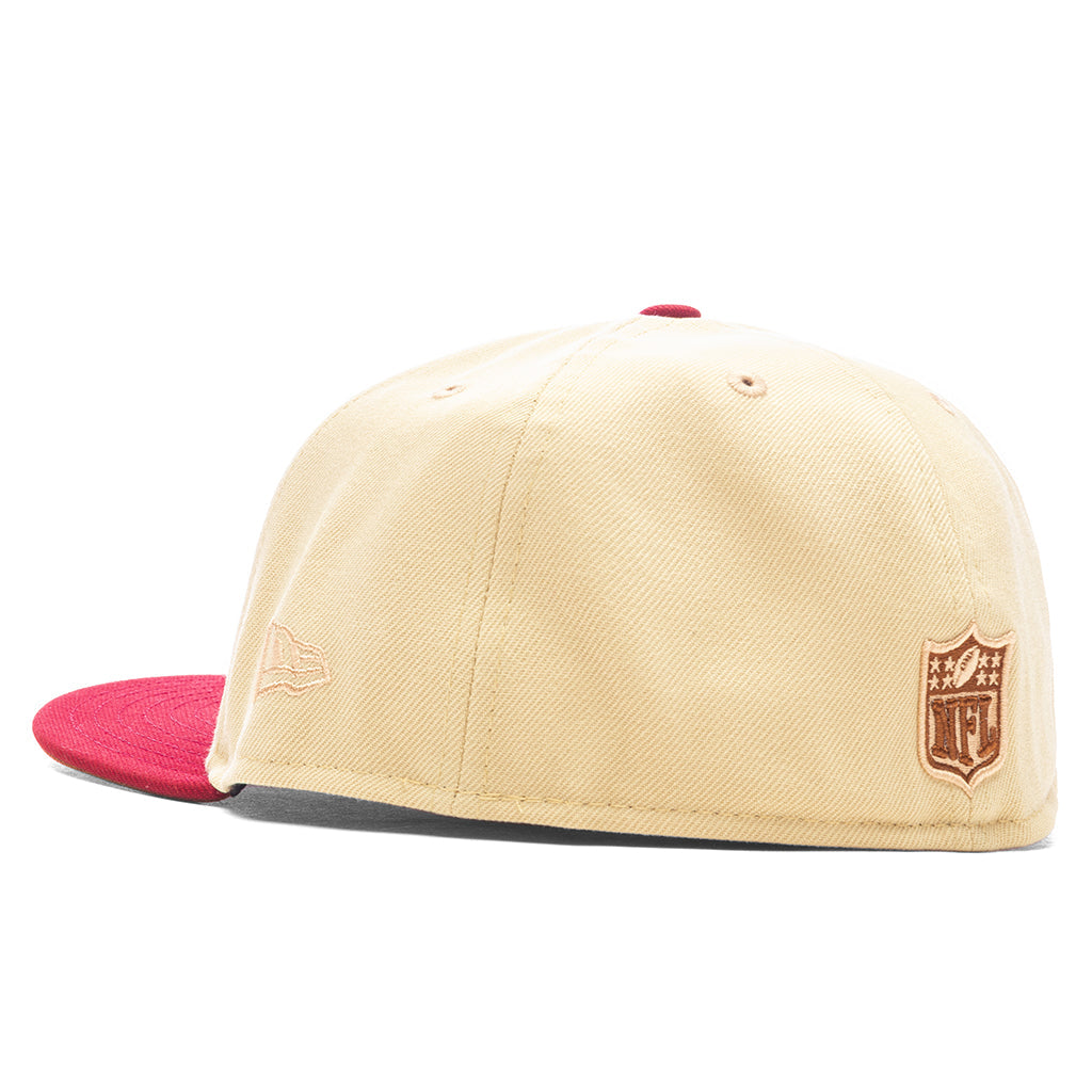 Feature x New Era 59FIFTY Fitted Las Vegas Raiders - Vegas Gold/Brick Red