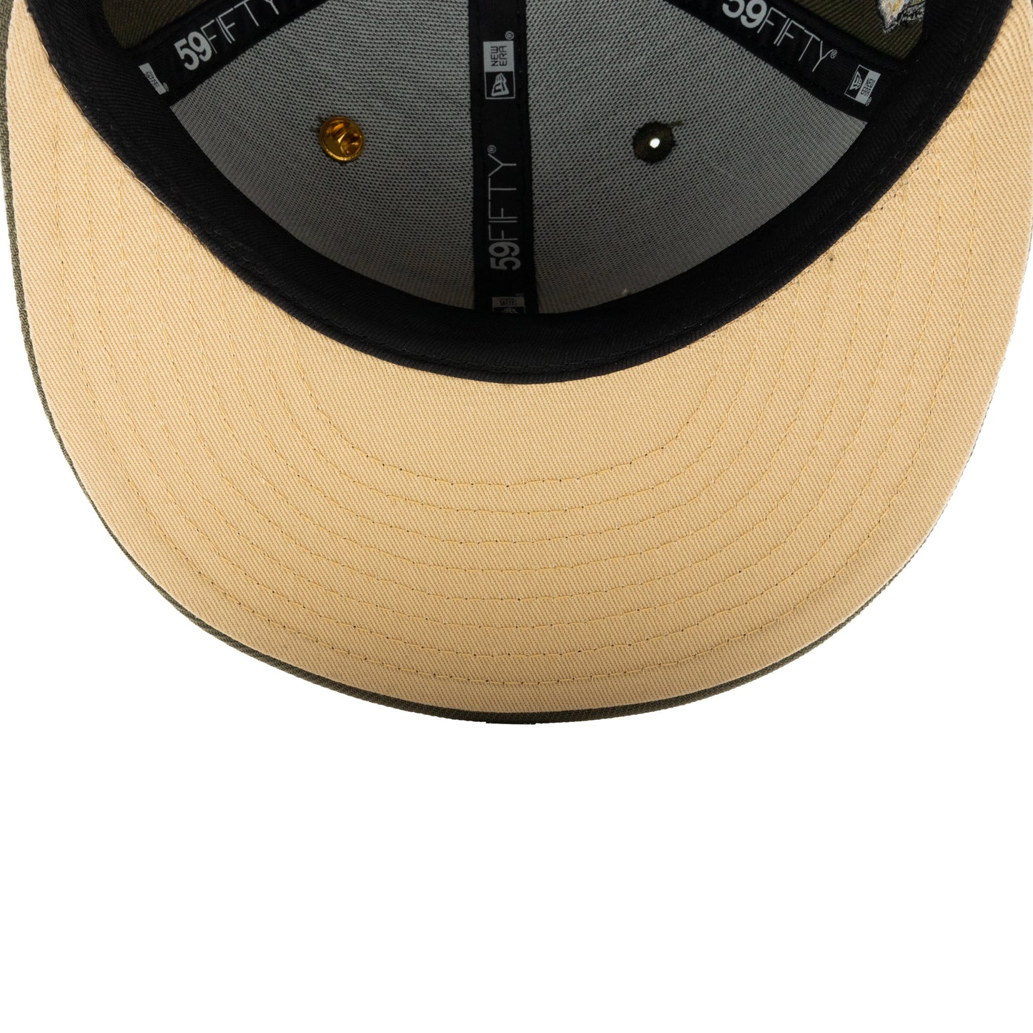 Feature x New Era 59FIFTY Fitted Old English F Calabasas - New Olive/Vegas Gold