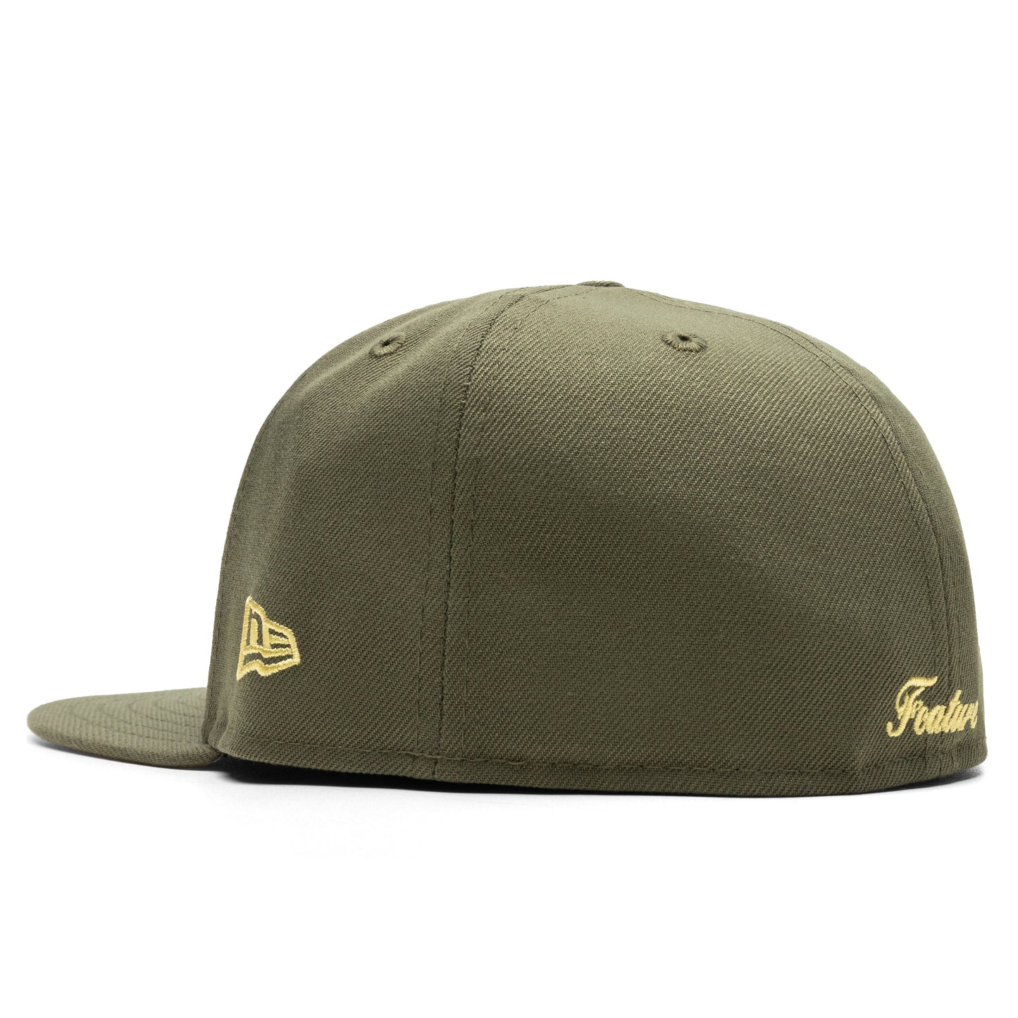 Feature x New Era 59FIFTY Fitted Old English F Calabasas - New Olive/Vegas Gold