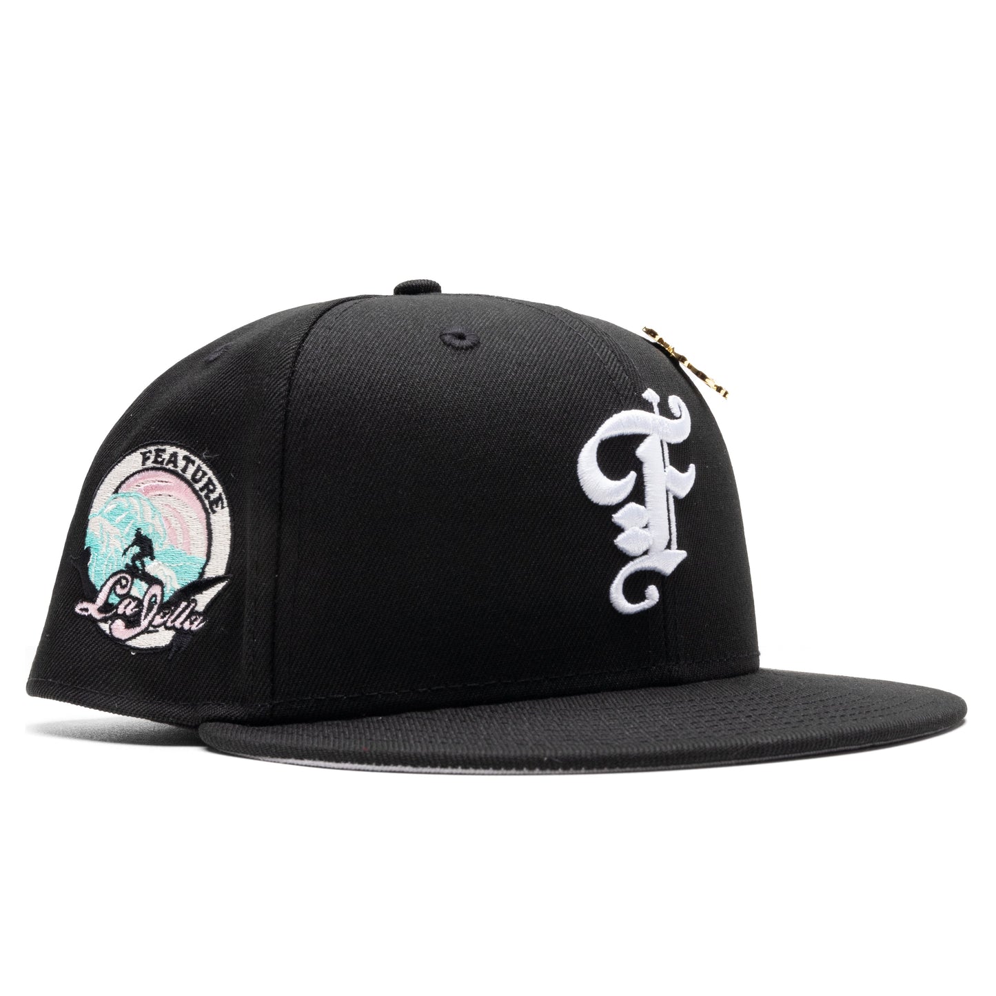Feature x New Era 59FIFTY Fitted Old English F La Jolla - Black/White