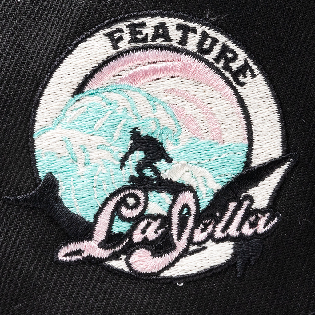 Feature x New Era 59FIFTY Fitted Old English F La Jolla - Black/White