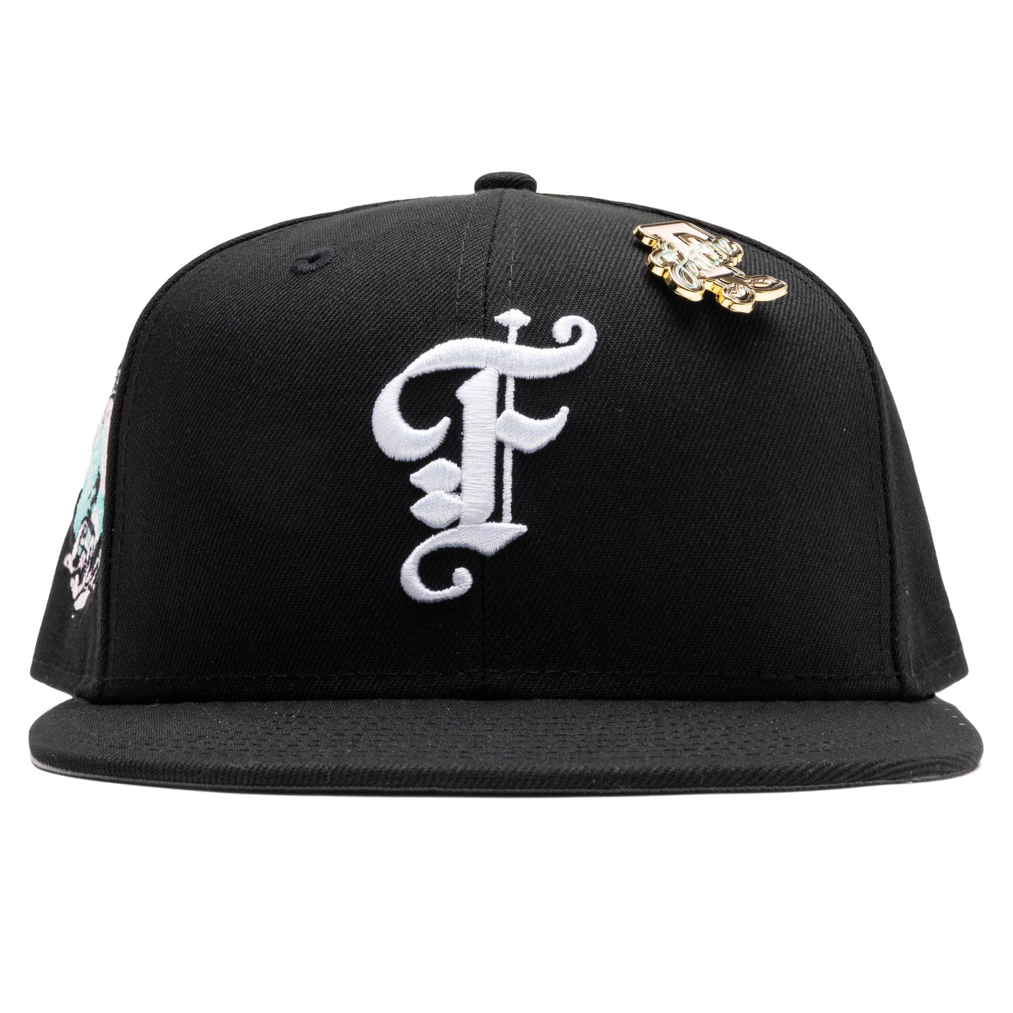 Feature x New Era 59FIFTY Fitted Old English F La Jolla - Black/White