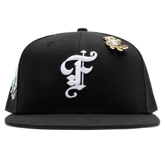 Feature x New Era 59FIFTY Fitted Old English F La Jolla - Black/White