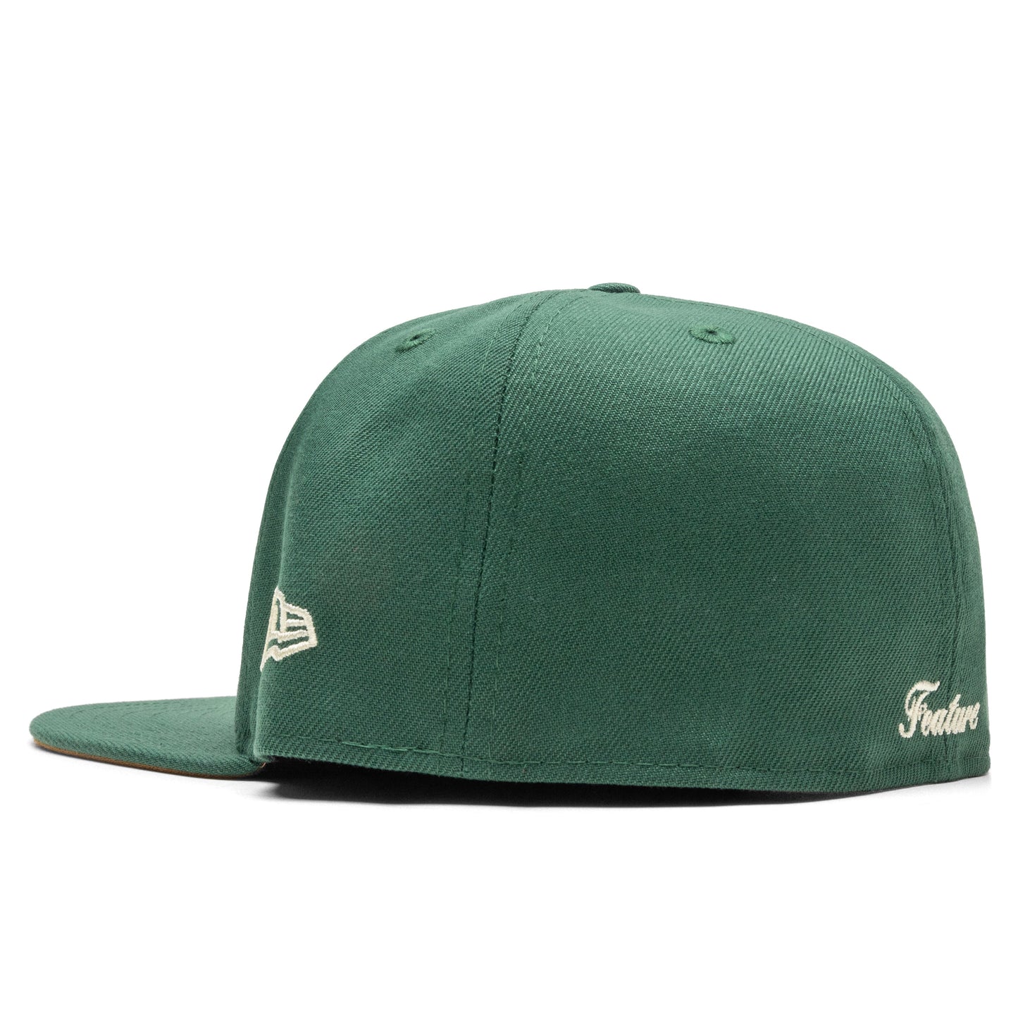 Feature x New Era 59FIFTY Fitted Old English F Scottsdale - Mountain Pine Green/Old Gold