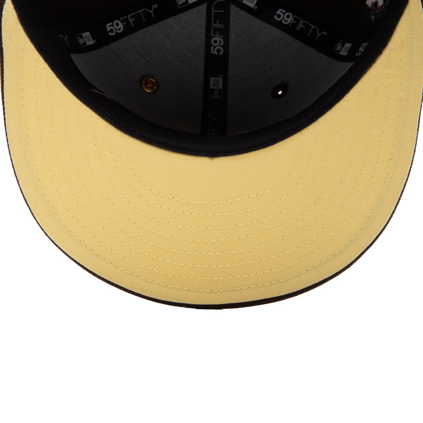 Feature x New Era 59FIFTY Fitted Old English F Vegas - Burnt Wood/Soft Yellow