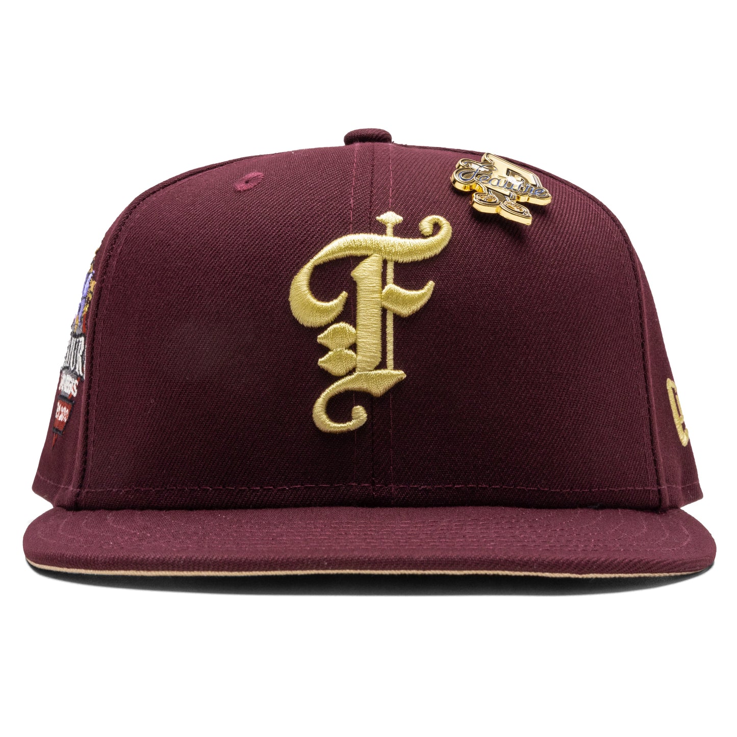 Feature x New Era 59FIFTY Fitted Old English F Wynn - Maroon/Vegas Gold