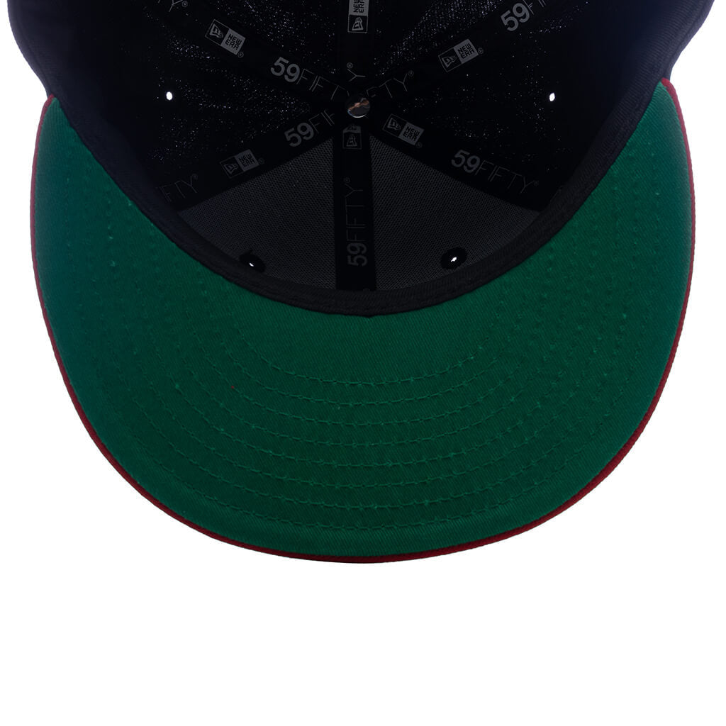 FEATURE x New Era 59FIFTY Fitted Wool - Navy/Red