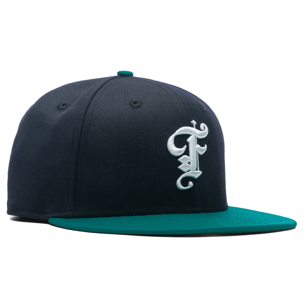 FEATURE x New Era 59FIFTY Fitted Wool - Navy/Teal