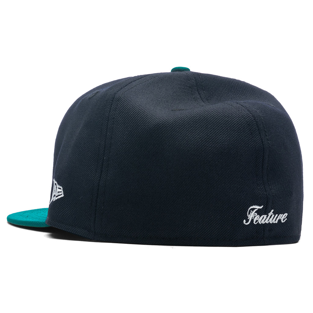 FEATURE x New Era 59FIFTY Fitted Wool - Navy/Teal