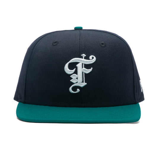 FEATURE x New Era 59FIFTY Fitted Wool - Navy/Teal