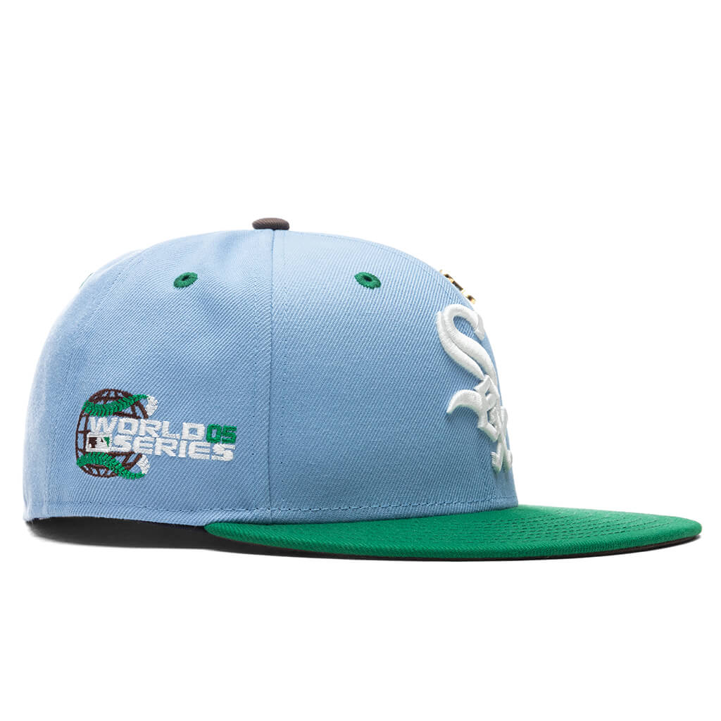 Feature x New Era "Earth" Chicago White Sox Fitted - Birdseye Blue/Kelly Green