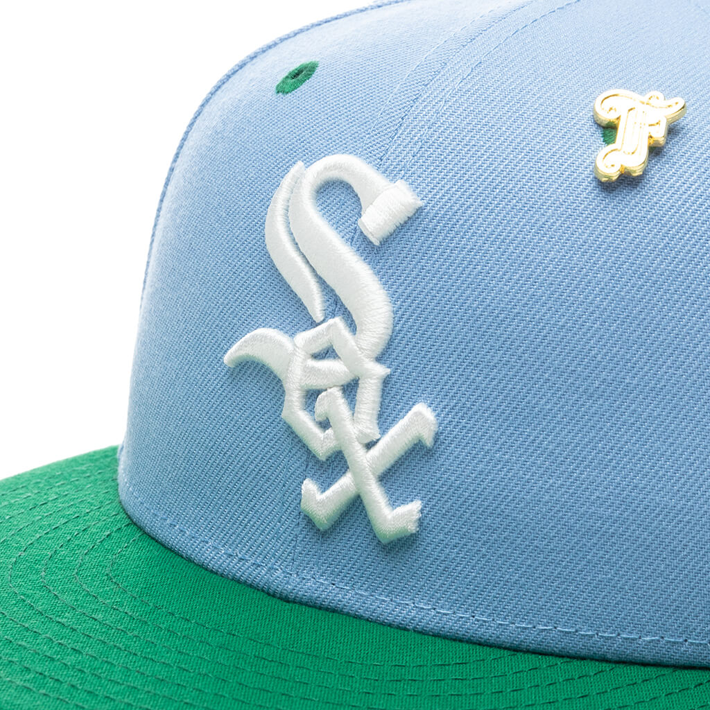 Feature x New Era "Earth" Chicago White Sox Fitted - Birdseye Blue/Kelly Green
