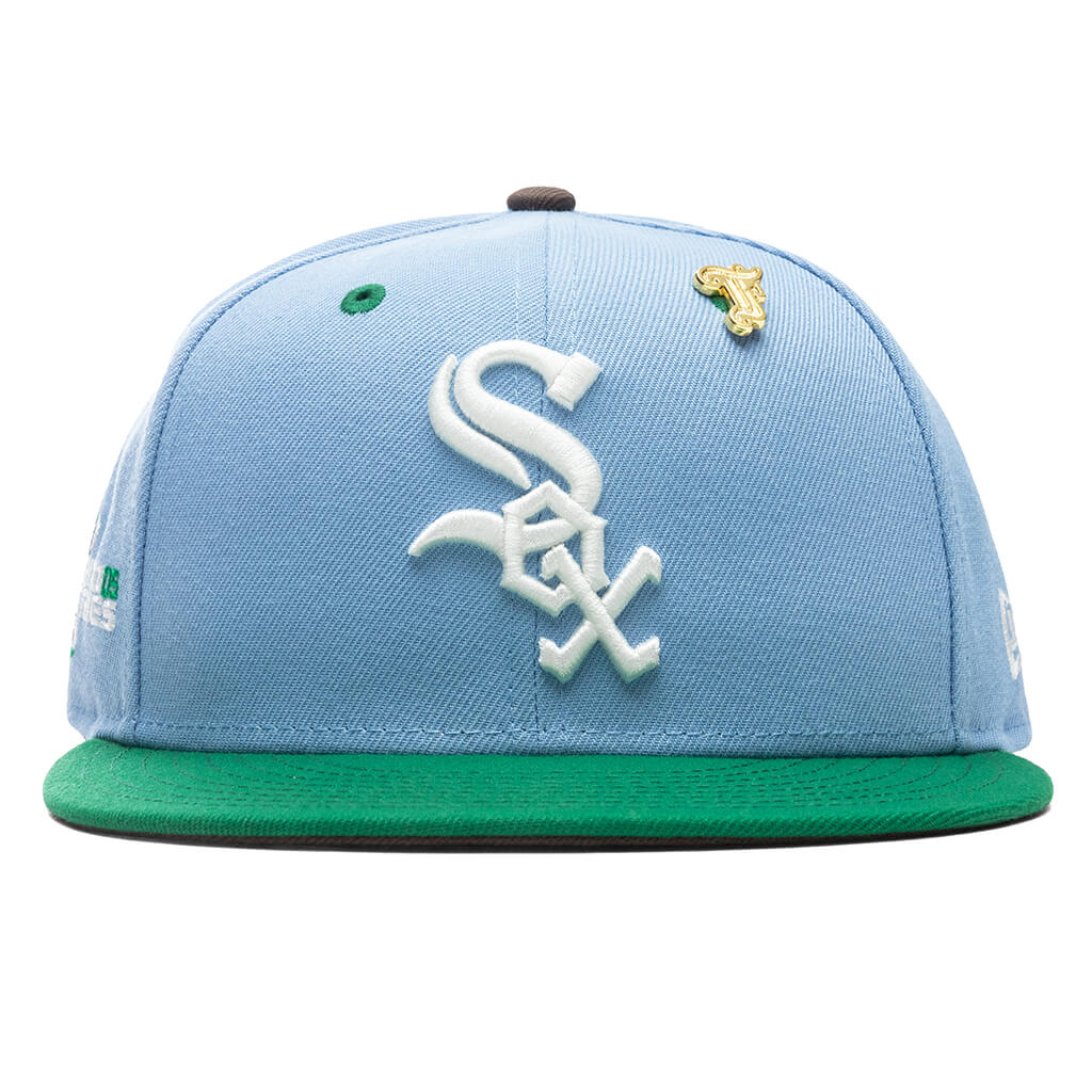Feature x New Era "Earth" Chicago White Sox Fitted - Birdseye Blue/Kelly Green