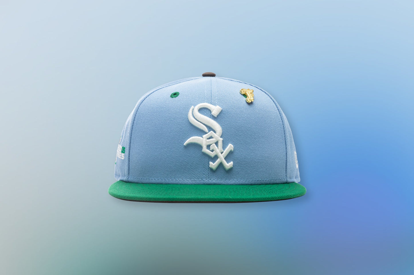 Feature x New Era "Earth" Chicago White Sox Fitted - Birdseye Blue/Kelly Green