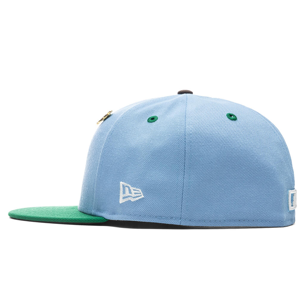 Feature x New Era "Earth" Houston Astros Fitted - Birdseye Blue/Kelly Green