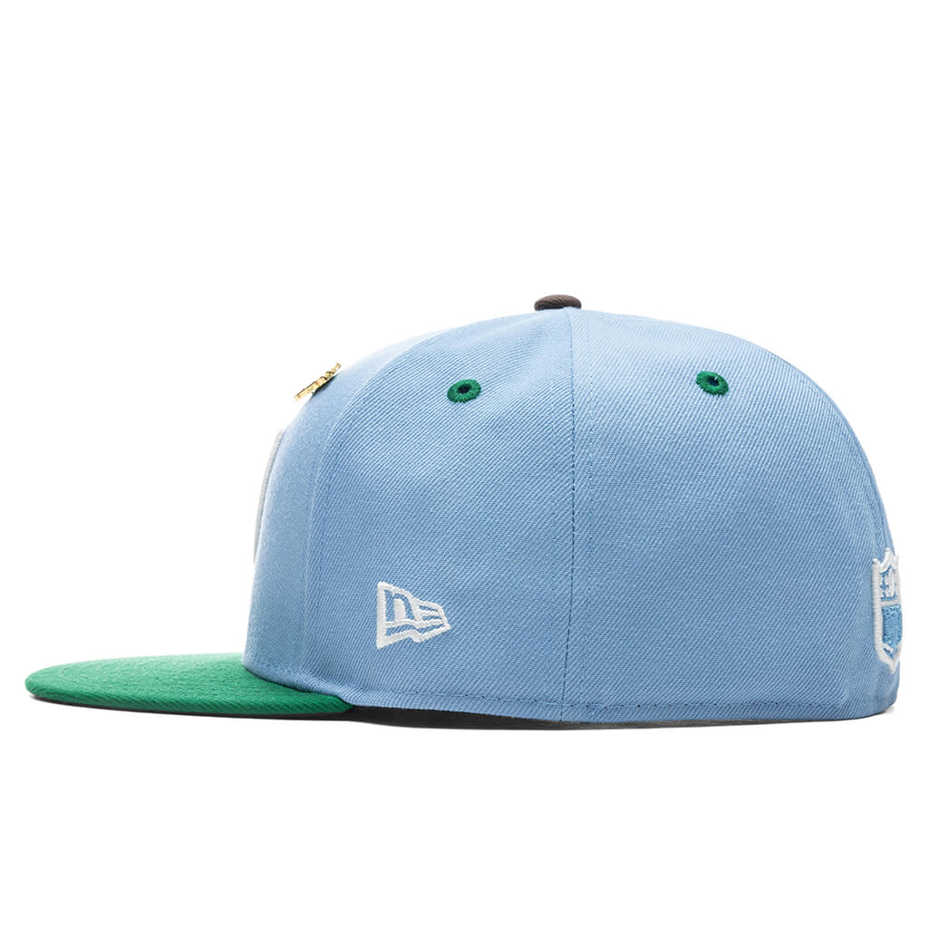 Feature x New Era "Earth" Las Vegas Raiders Fitted - Birdseye Blue/Kelly Green