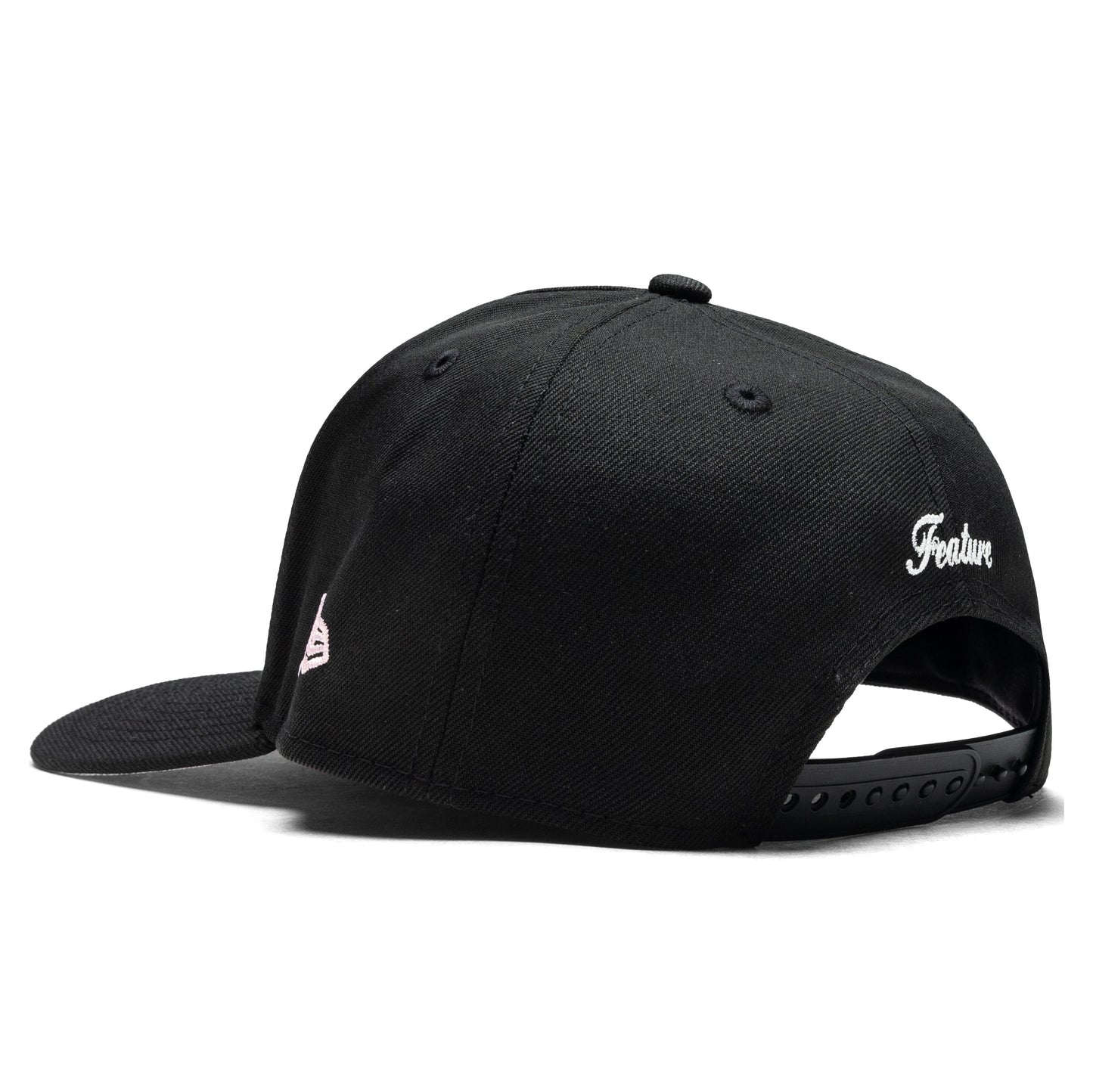 Feature x New Era 9FIFTY A-Frame Old English F La Jolla - Black/Pink