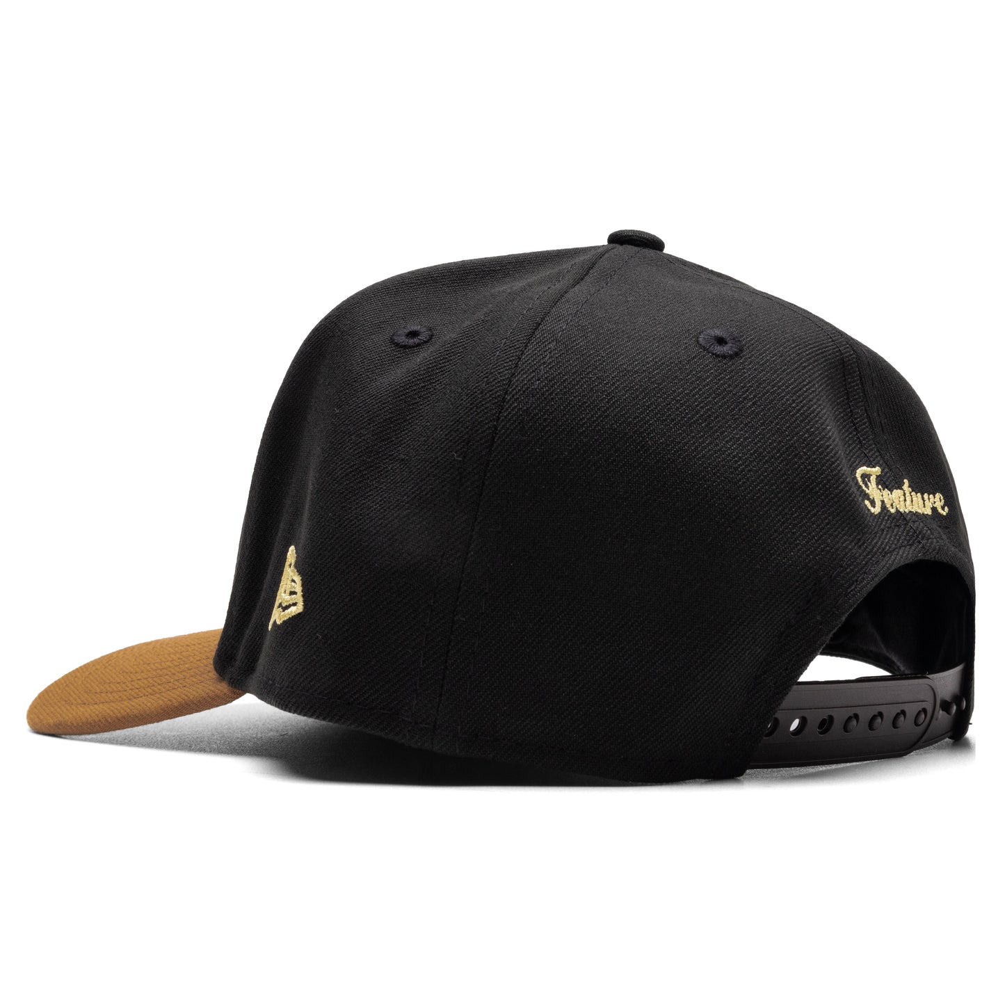 Feature x New Era 9FIFTY A-Frame Old English F Scottsdale - Walnut/Old Gold