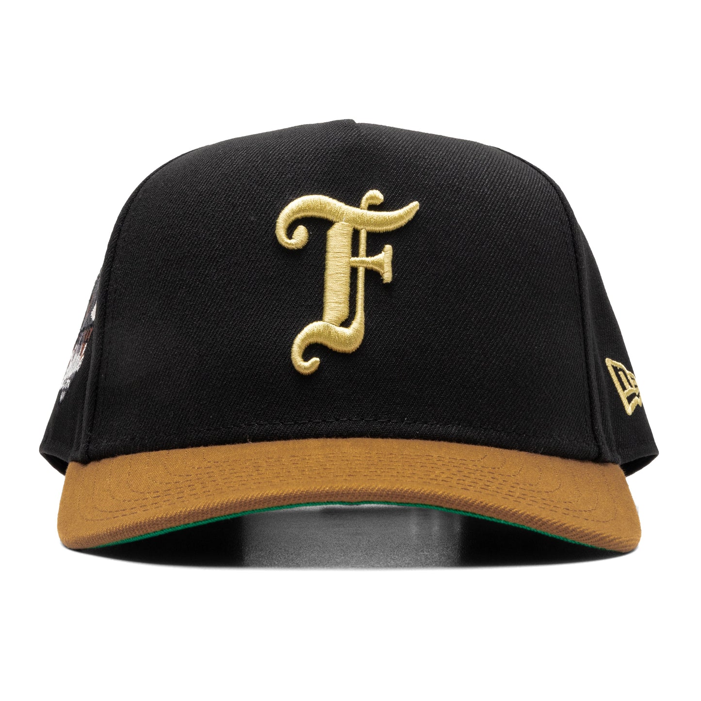 Feature x New Era 9FIFTY A-Frame Old English F Scottsdale - Walnut/Old Gold