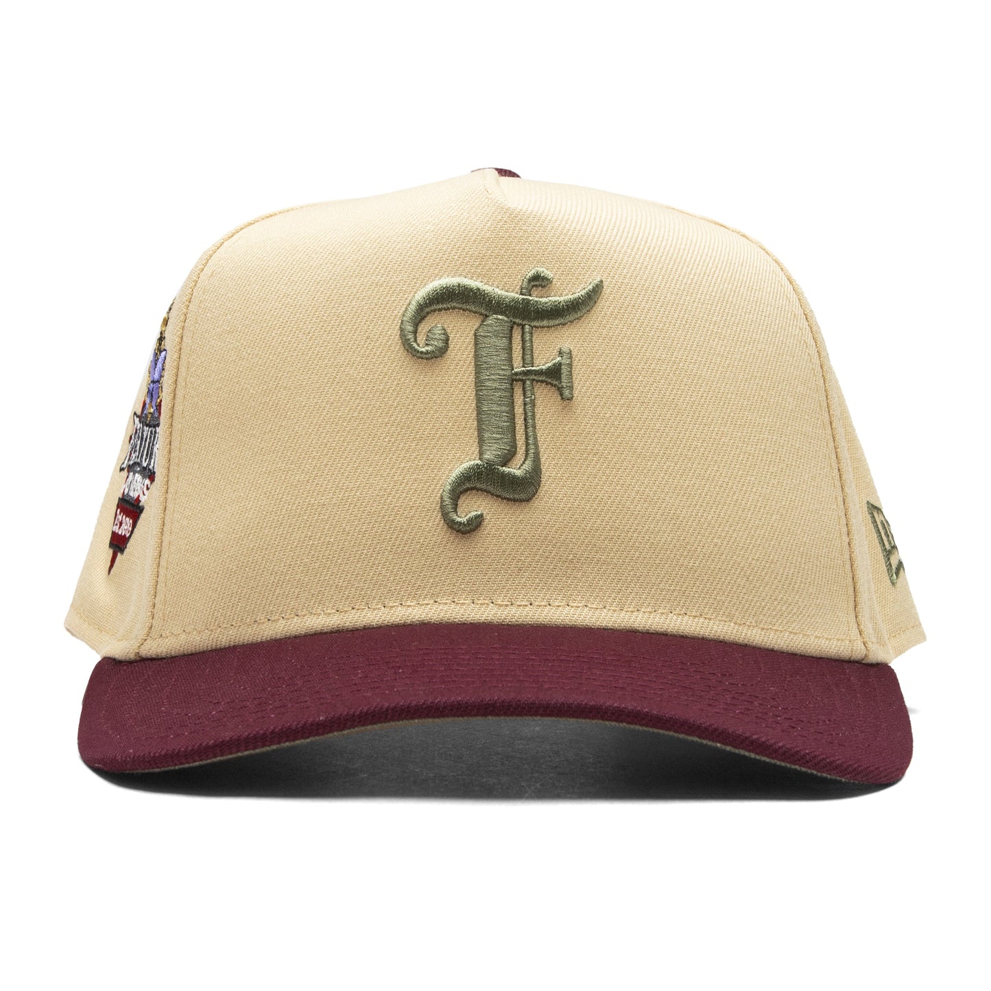 Feature x New Era 9FIFTY A-Frame Old English F Wynn - Vegas Gold/Maroon