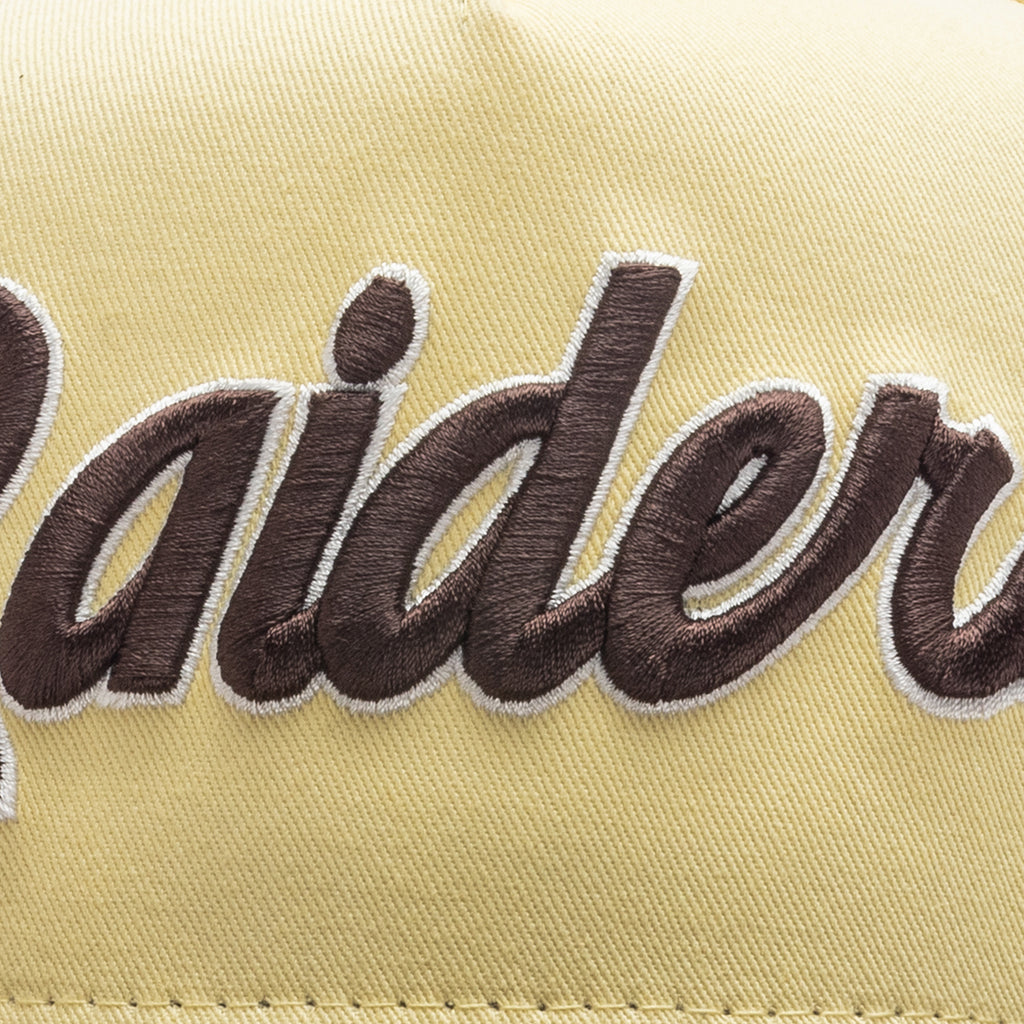 Feature x New Era 9FIFTY A-Frame Snapback Las Vegas Raiders - Soft Yellow/Walnut