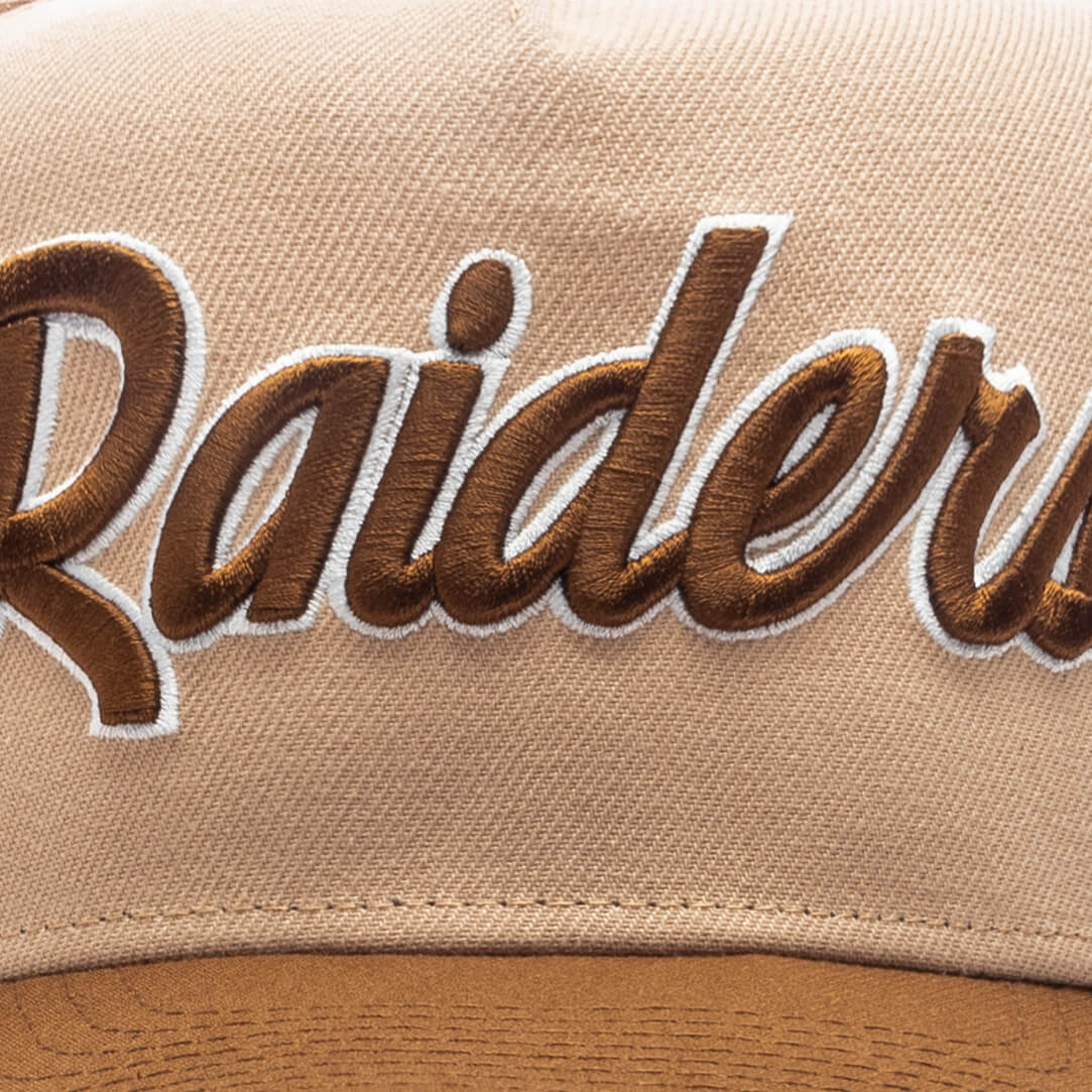 Feature x New Era 9Fifty A-Frame Snapback Las Vegas Raiders - Chrome/Pecan