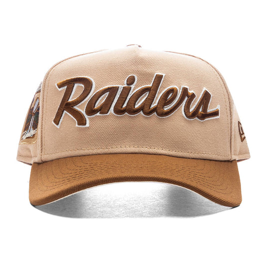 Feature x New Era 9Fifty A-Frame Snapback Las Vegas Raiders - Chrome/Pecan