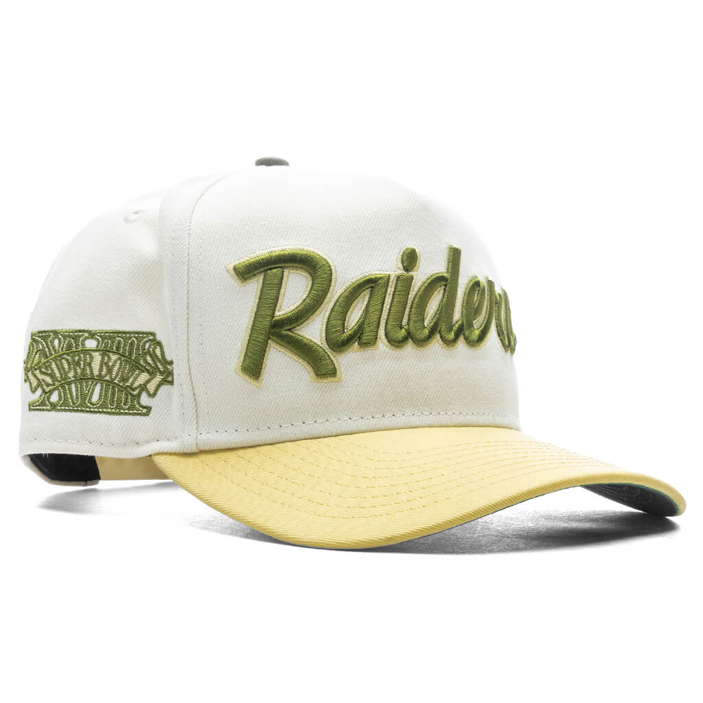 Feature x New Era 9Fifty A-Frame Snapback Las Vegas Raiders - Chrome/Silver/Yellow
