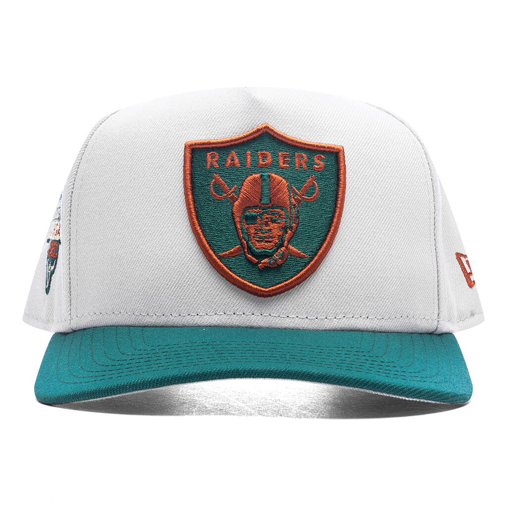 Feature x New Era 9Fifty A-Frame Snapback Las Vegas Raiders - Stone/Emerald Green
