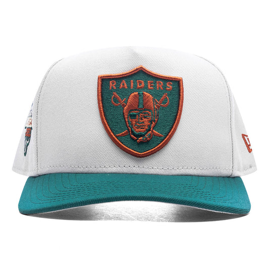 Feature x New Era 9Fifty A-Frame Snapback Las Vegas Raiders - Stone/Emerald Green