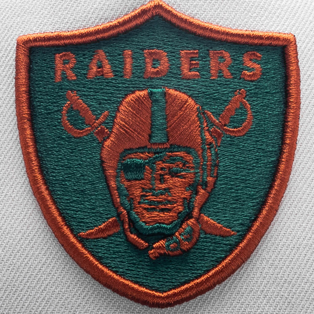 Feature x New Era 9Fifty A-Frame Snapback Las Vegas Raiders - Stone/Emerald Green