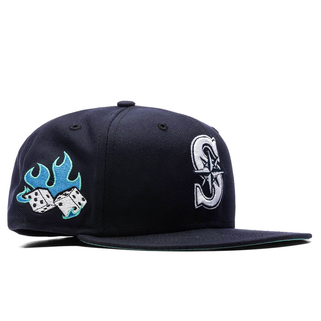 Feature x New Era Flaming Dice 59FIFTY Fitted - Seattle Mariners