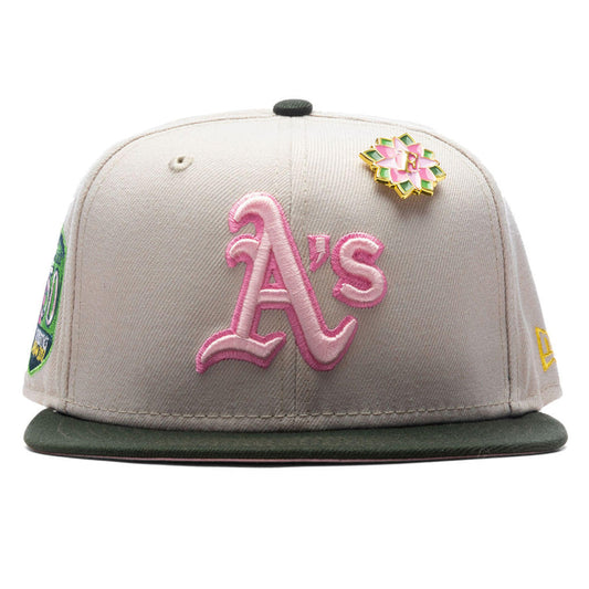 Feature x New Era Lotus 59FIFTY Fitted - Oakland Athletics