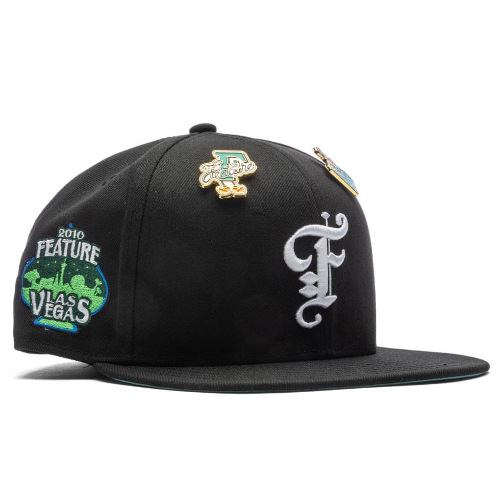 Feature x New Era Old English Las Vegas Fitted - Black/Mint