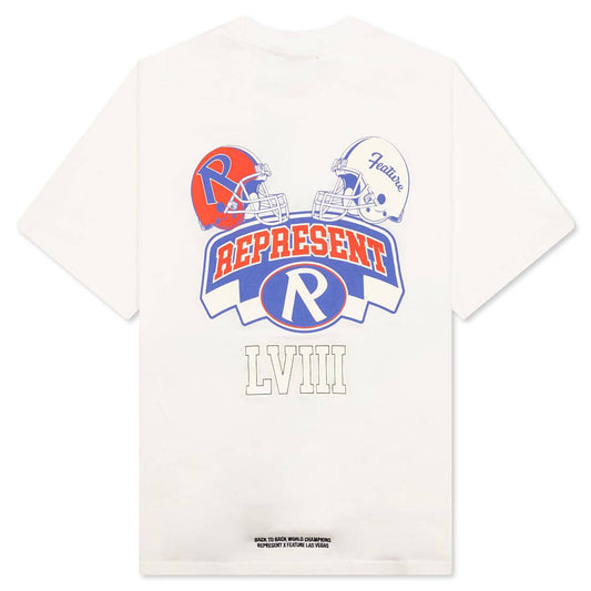 Feature x Represent Champions T-Shirt - Flat White