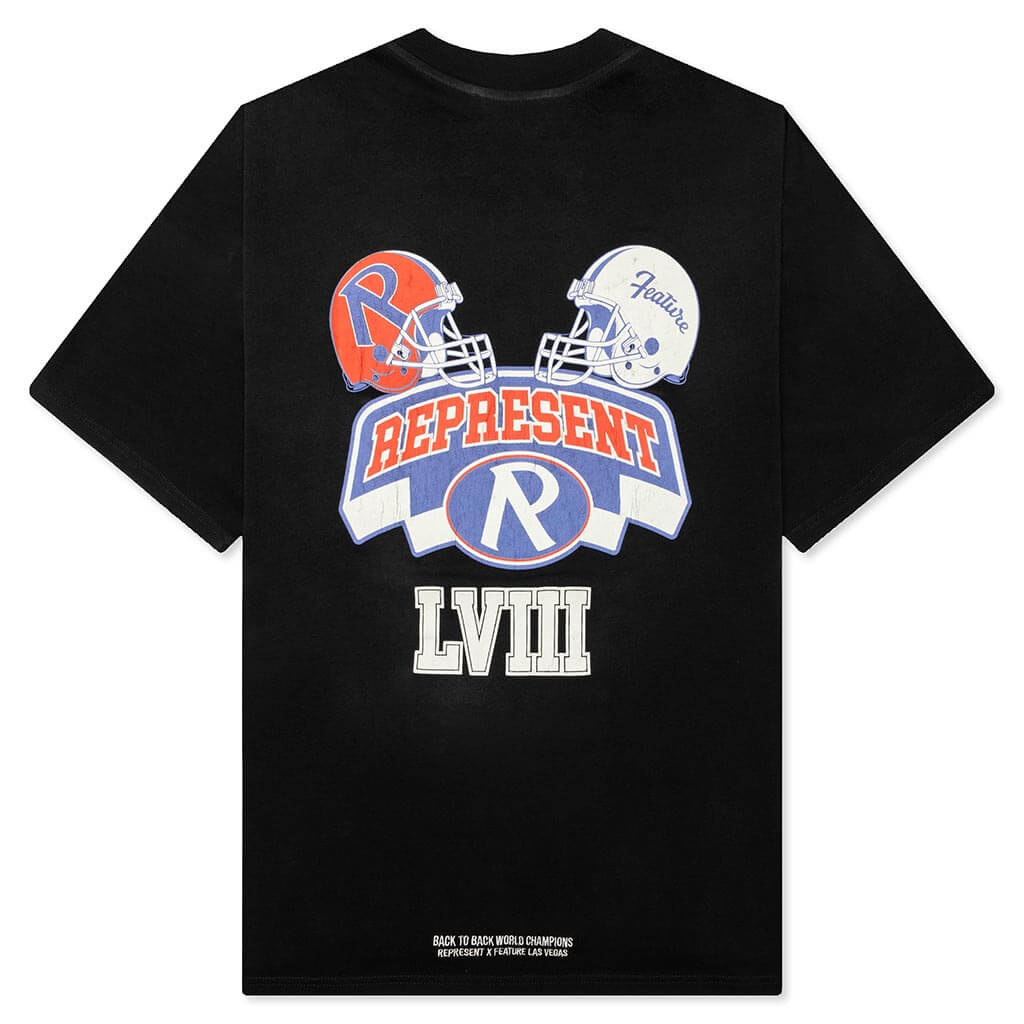 Feature x Represent Champions T-Shirt - Stained Black