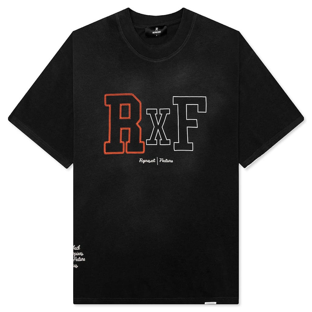 Feature x Represent Champions T-Shirt - Stained Black
