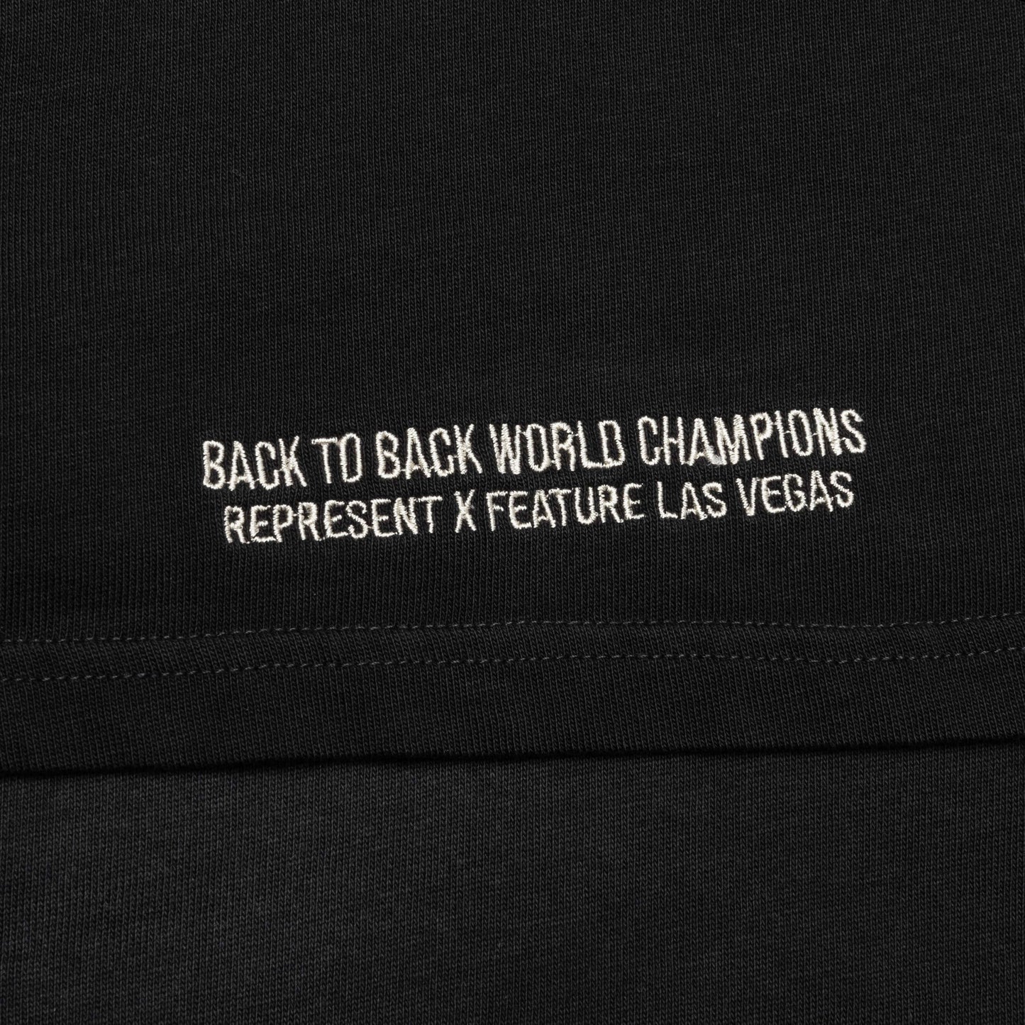 Feature x Represent Head 2 Head T-Shirt - Stained Black